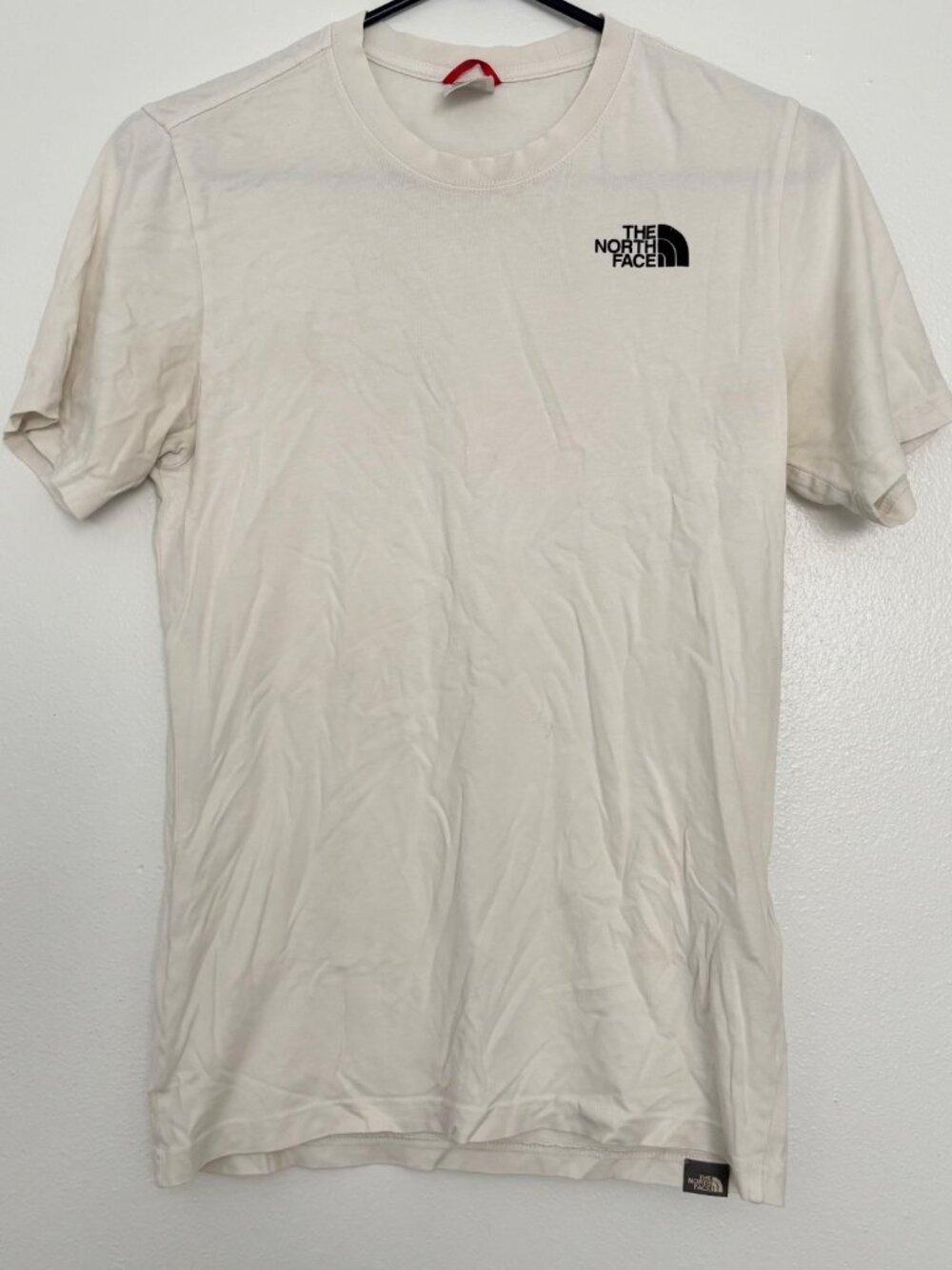 The North Face Red Box Graphic T-Shirt Womens XS Cream